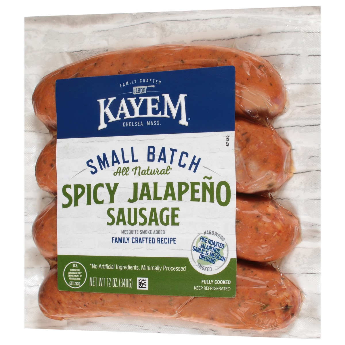 slide 8 of 13, Kayem Family Crafted Sausage Spicy Jalapeno, 12 oz