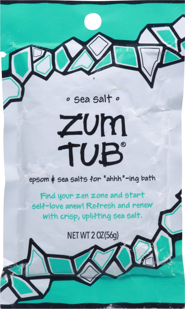 slide 6 of 9, Zum Sea Salt Bath Salts, 2 oz