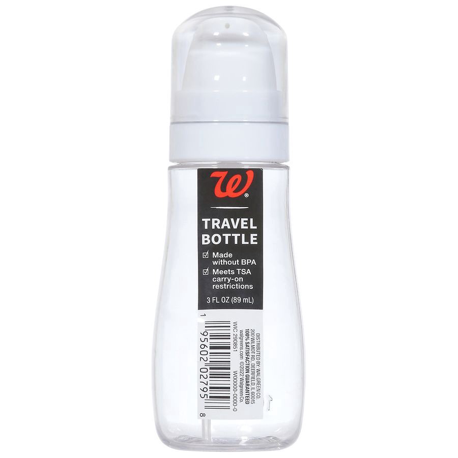 slide 1 of 2, Walgreens Travel Bottle, 3 fl oz 1 ct