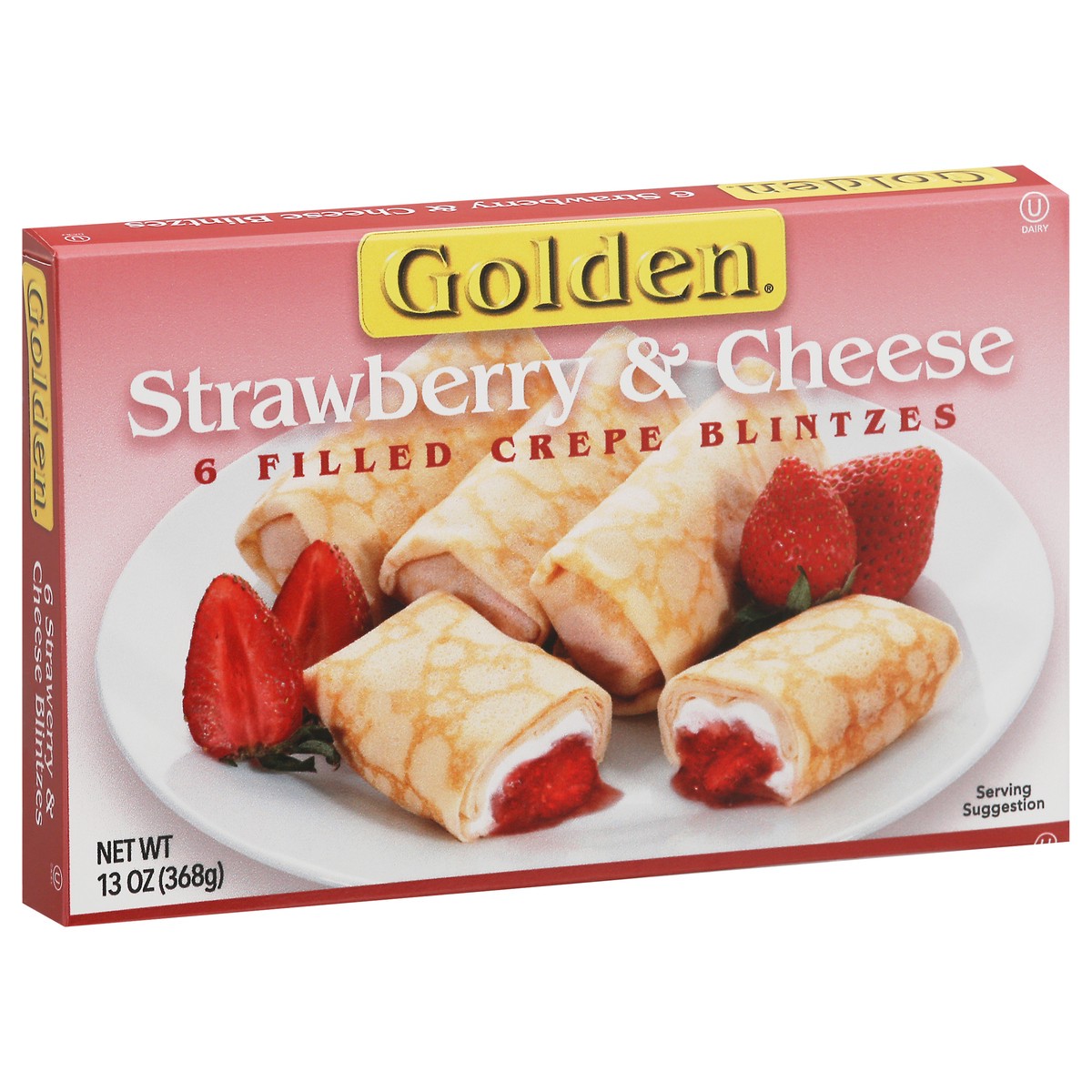 slide 9 of 9, Golden Strawberry & Cheese Blintzes, 6 ct; 13 oz