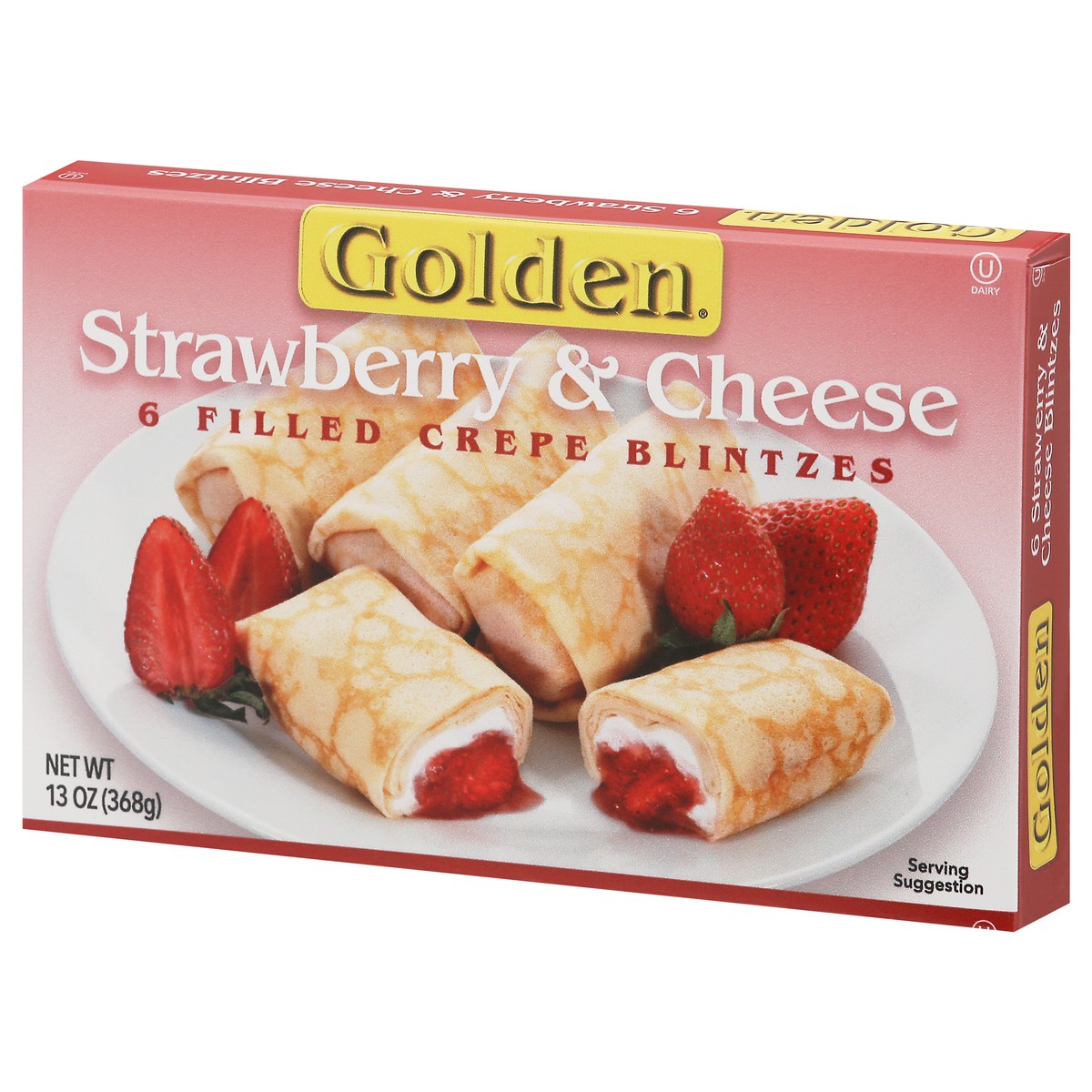 slide 5 of 9, Golden Strawberry & Cheese Blintzes, 6 ct; 13 oz
