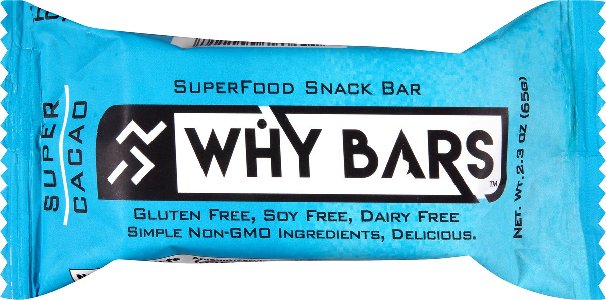slide 10 of 13, Why Bars Super Cacao Bar, 2.04 oz
