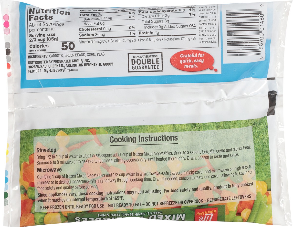 slide 13 of 14, Life Every Day Fresh Frozen Mixed Vegetables 16 oz, 16 oz