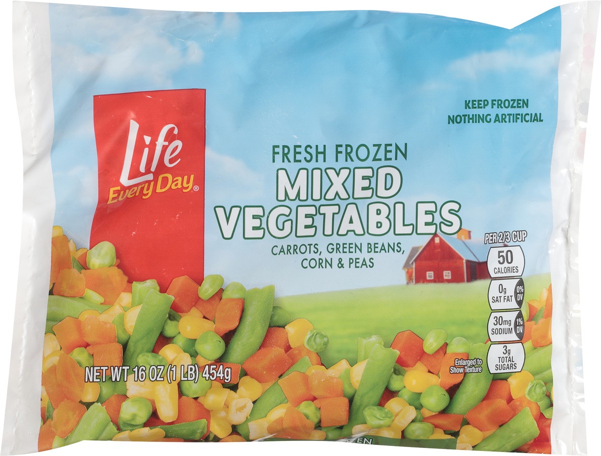 slide 8 of 14, Life Every Day Fresh Frozen Mixed Vegetables 16 oz, 16 oz