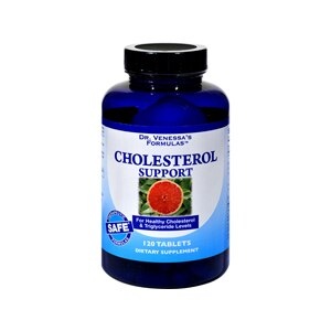 slide 1 of 1, Dr. Venessa's Formulas Cholesterol Support Tablets, 120Ct, 120 ct