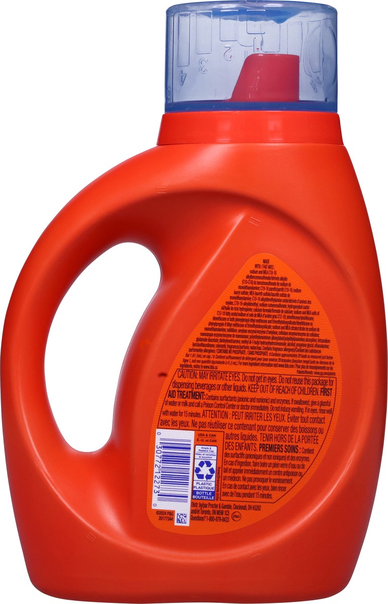 slide 4 of 13, Tide + Downy April Fresh Detergent 42 fl oz, 46 oz
