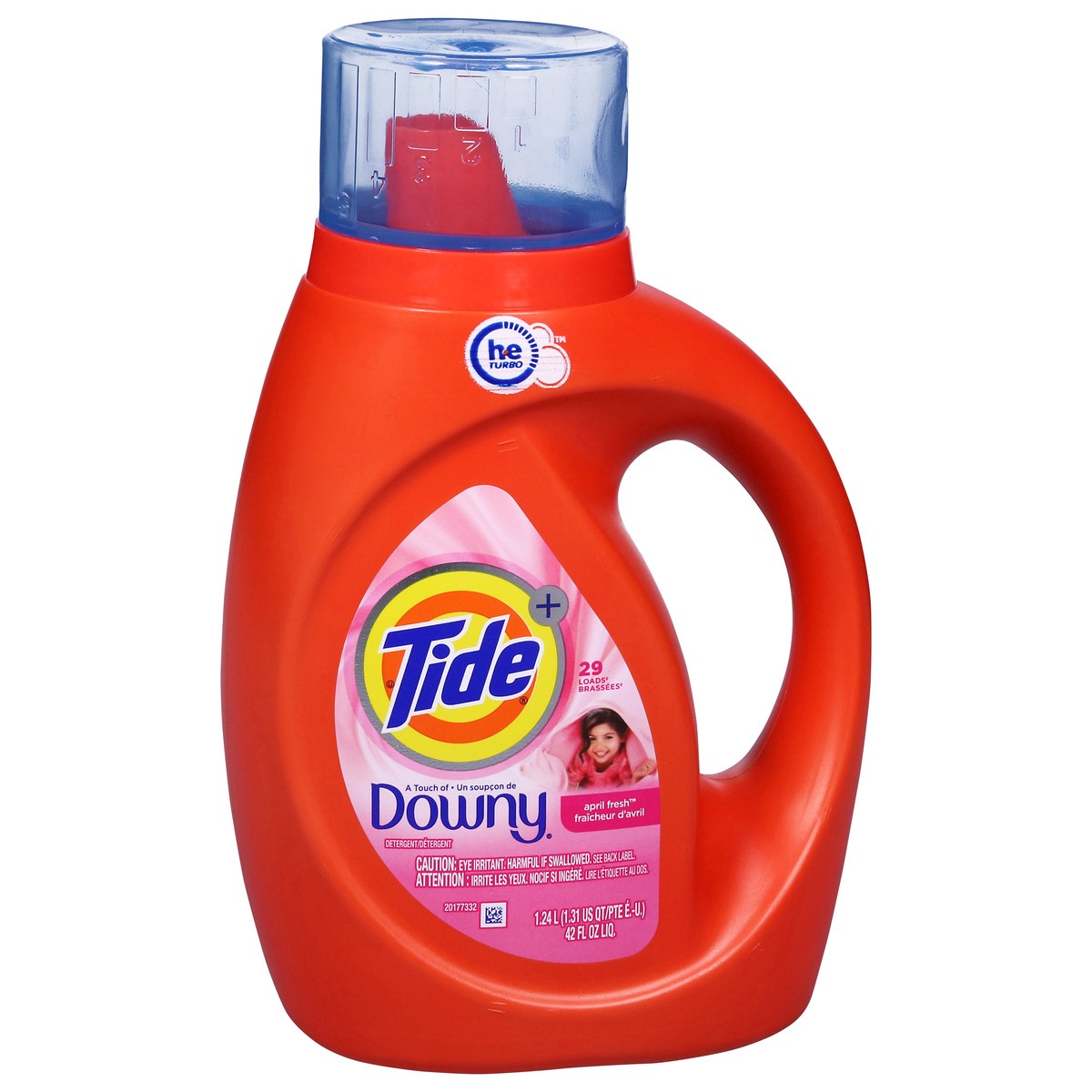 slide 5 of 13, Tide + Downy April Fresh Detergent 42 fl oz, 46 oz