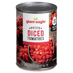 Giant Eagle Petite Diced Tomatoes