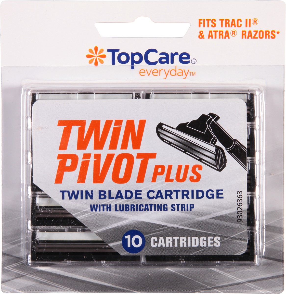 slide 8 of 9, TopCare Everyday Twin Pivot Plus Twin Blade Cartridges 10 ea, 10 ct