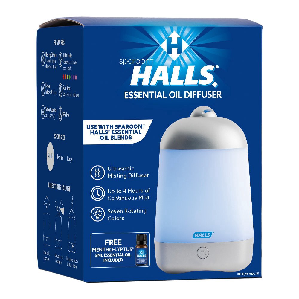 slide 1 of 1, Halls Essential Oil Diffuser, 1 ct