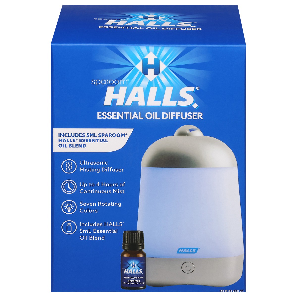slide 1 of 15, SpaRoom Halls Essential Oil Diffuser 1 ea, 1 ct
