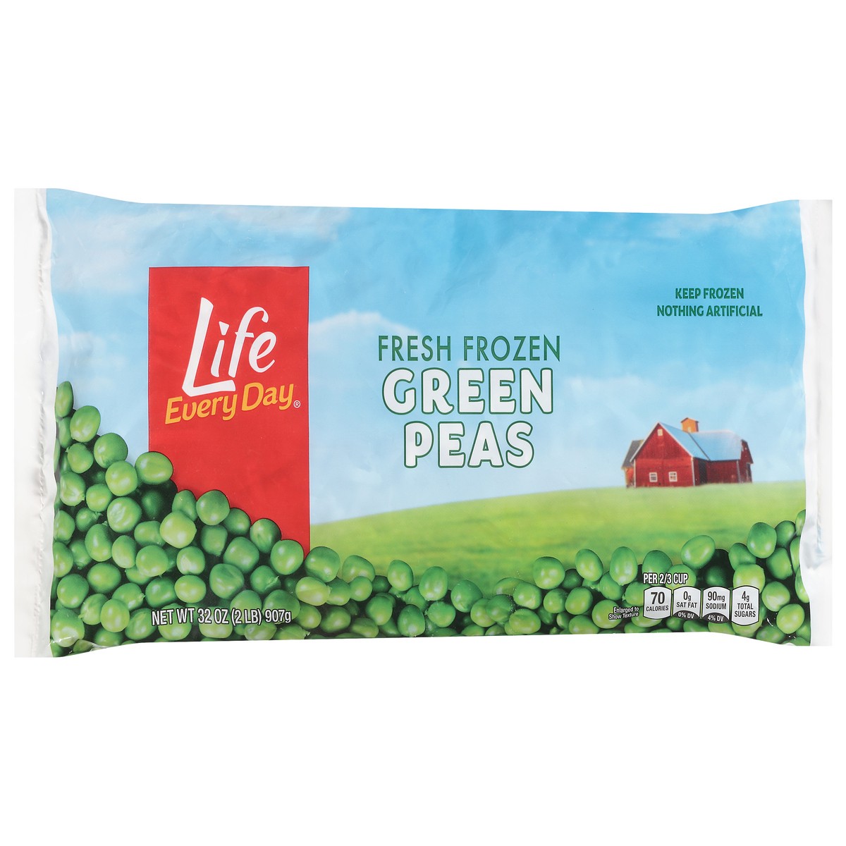 slide 12 of 14, Life Every Day Fresh Frozen Green Peas 32 oz, 32 oz