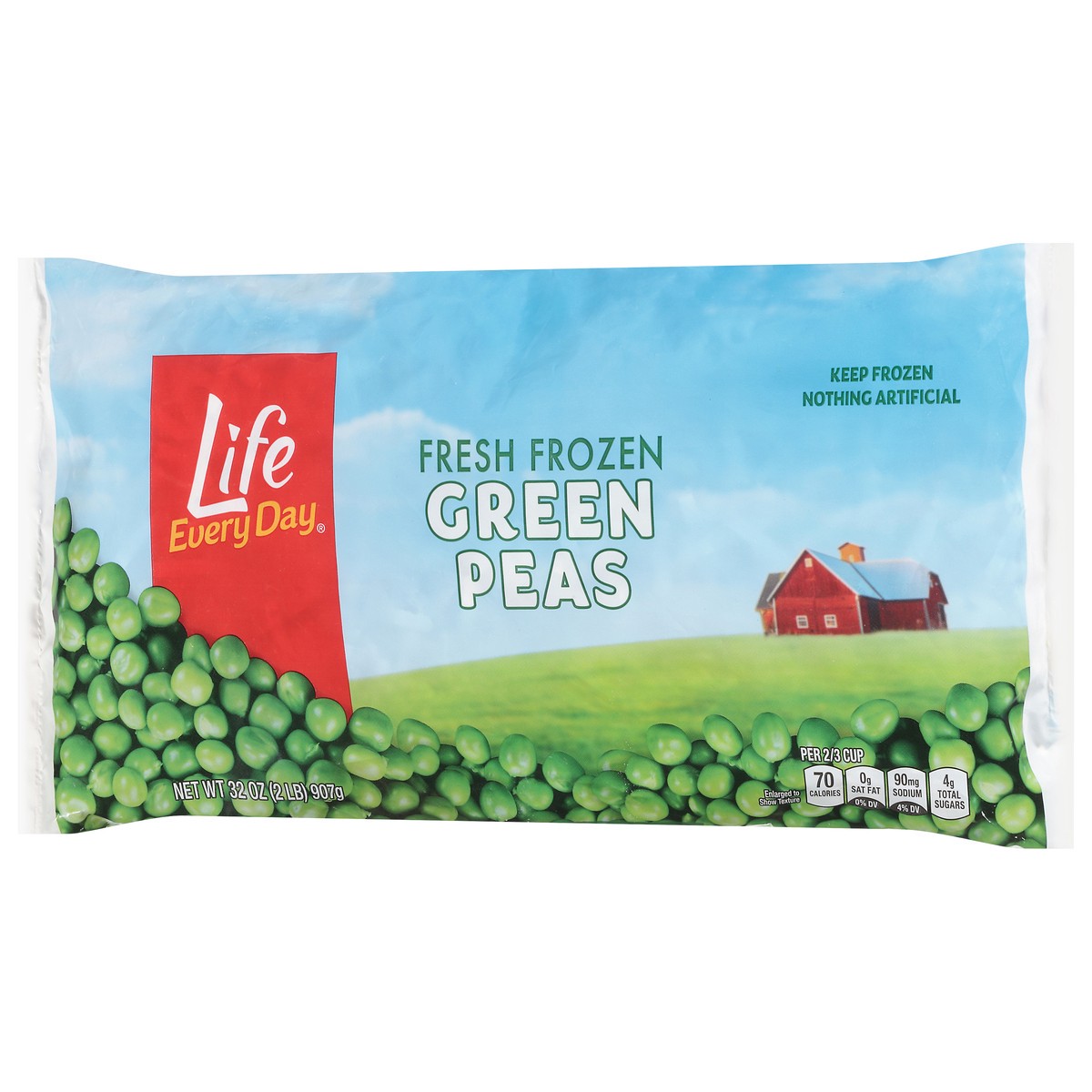 slide 4 of 14, Life Every Day Fresh Frozen Green Peas 32 oz, 32 oz