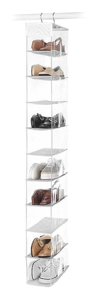 slide 1 of 2, Whitmor Open Shoe Rack - Clear, 1 ct