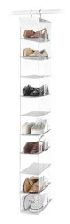 Whitmor Open Shoe Rack - Clear