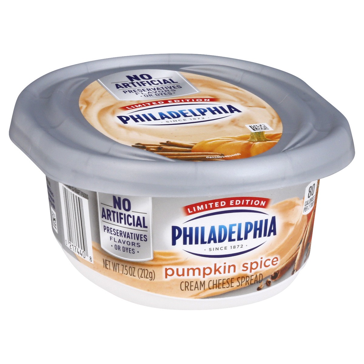 slide 8 of 8, Philadelphia Cream Cheese Spread, Pumpkin Spice, 7.5 oz