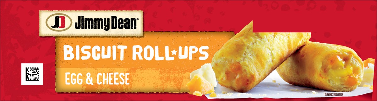 slide 11 of 11, Jimmy Dean Biscuit Roll-Ups, Eggs &Cheese, Frozen Breakfast, 8 Count, 8 ct