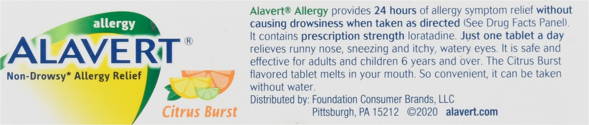 slide 4 of 9, Alavert Allergy Relief, 18 ct