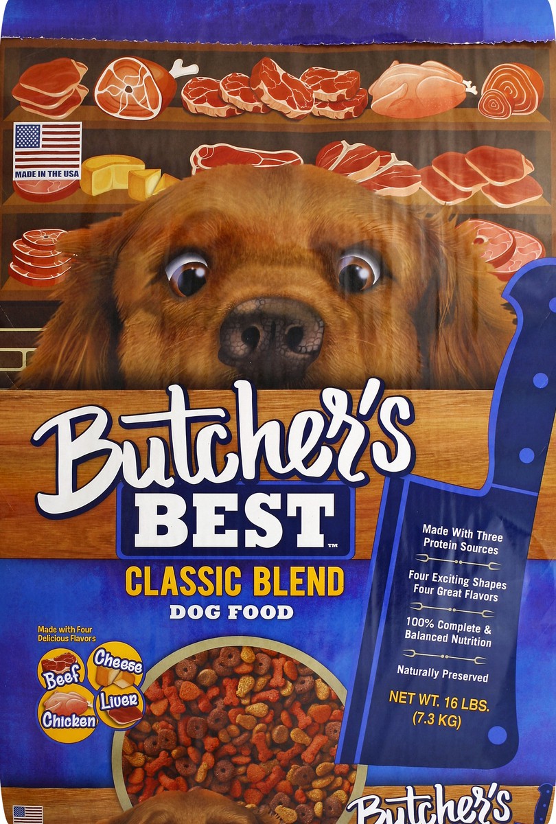 slide 1 of 6, Butcher's Best Dog Food 16 lb, 16 lb