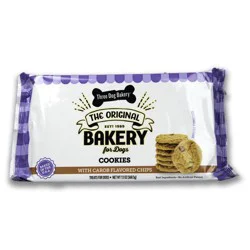Three Dog Bakery Carob Flavored Chips Cookies Dog Treats 13 oz