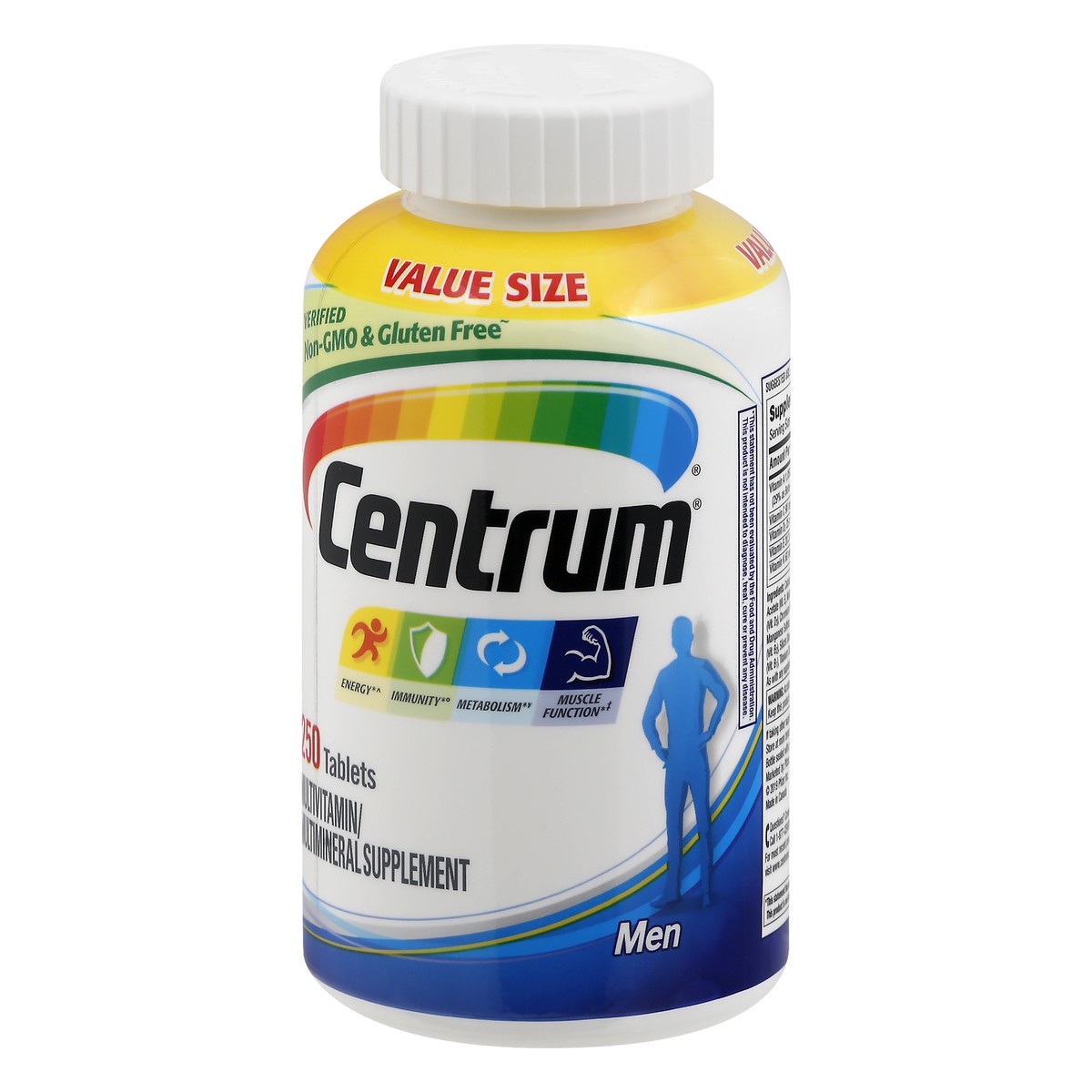 slide 3 of 9, Centrum Value Size Tablets Men Multivitamin/Multimineral 250 ea, 250 ct