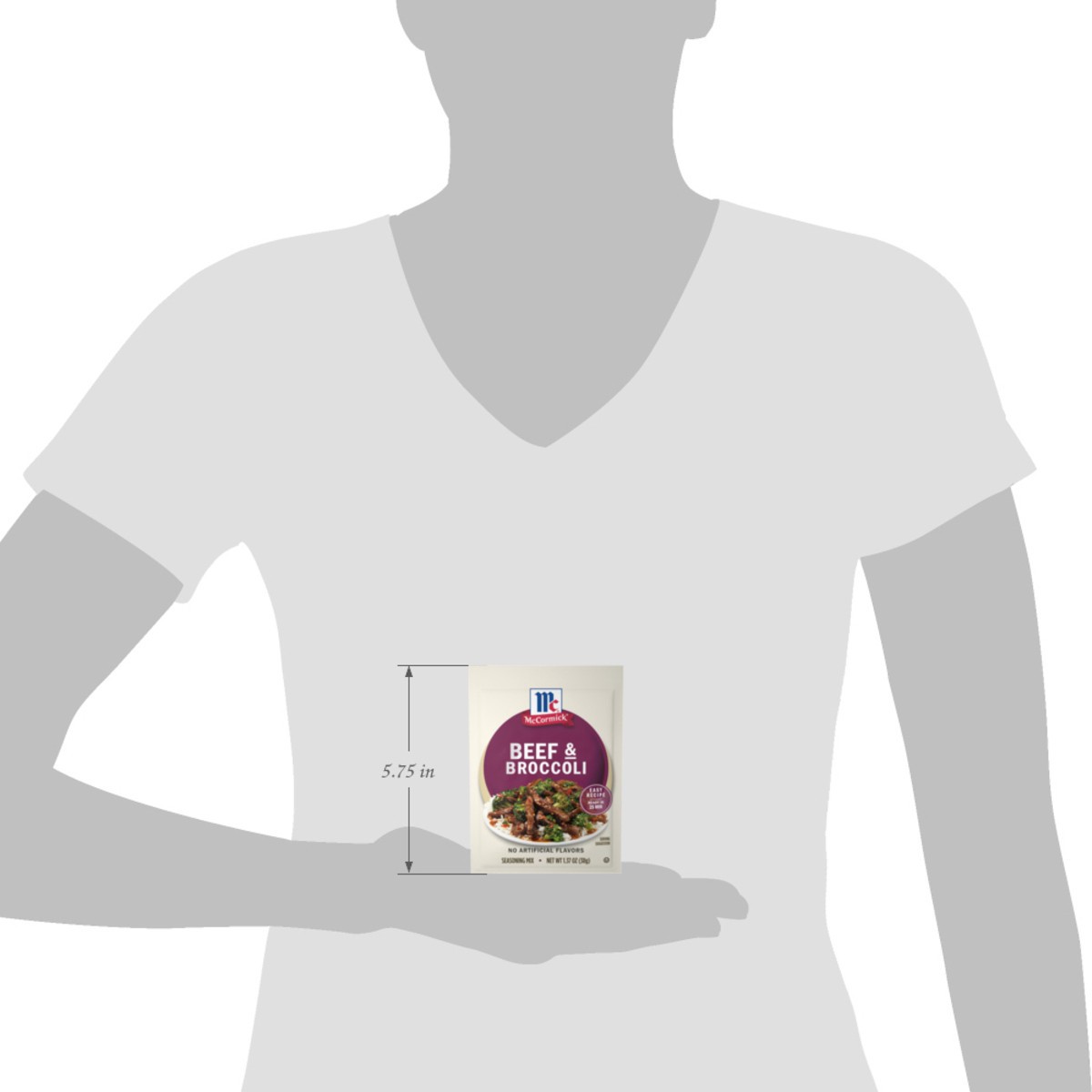 slide 7 of 13, McCormick Beef Broccoli Seasoning Mix, 1.37 oz, 1.37 oz