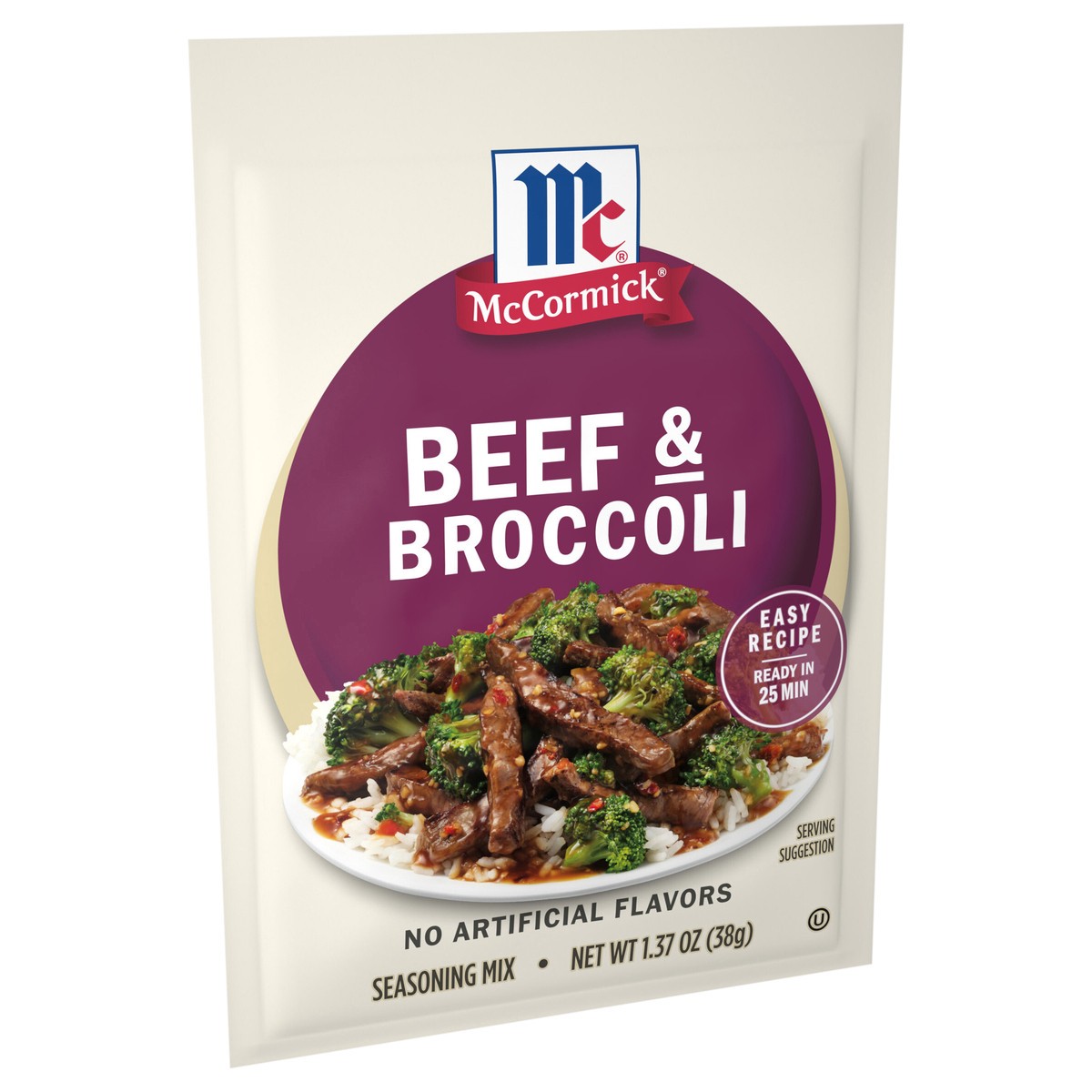 slide 4 of 13, McCormick Beef Broccoli Seasoning Mix, 1.37 oz, 1.37 oz