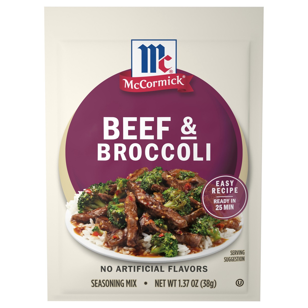 slide 1 of 13, McCormick Beef Broccoli Seasoning Mix, 1.37 oz, 1.37 oz