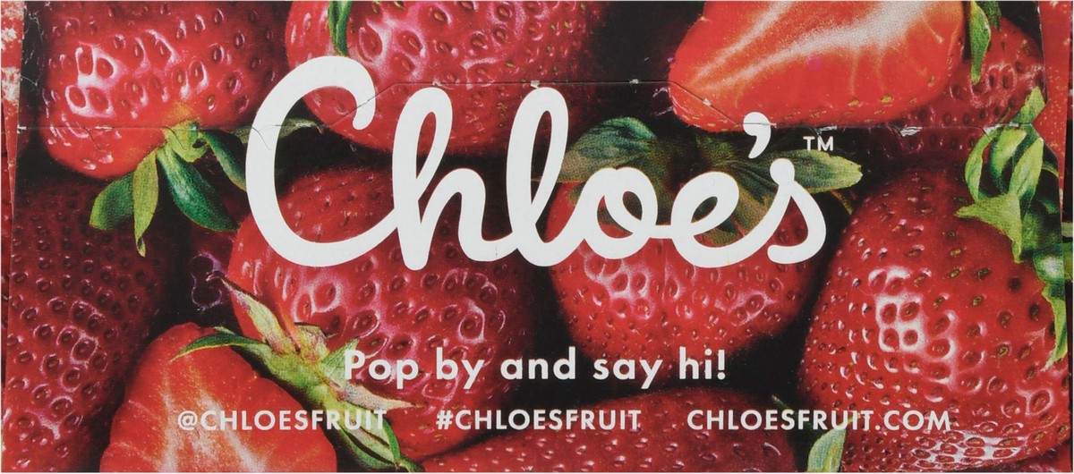 slide 7 of 14, Chloe's Fruit Pops Strawberry, 4 ct