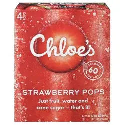 Chloe's Fruit Pops Strawberry