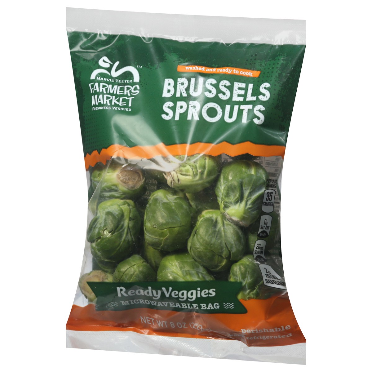 slide 12 of 13, Farmer's Market Brussels Sprouts 8 oz, 8 oz