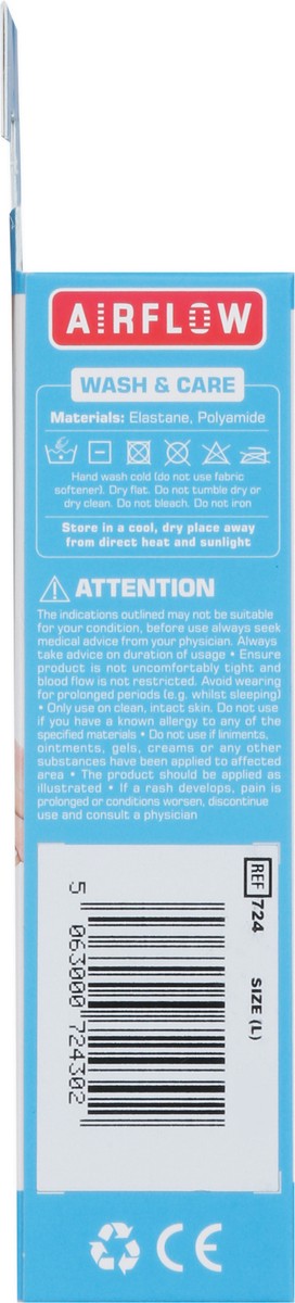 slide 13 of 13, Neo G Airflow Mild Black Ankle Support Size L 1 ea, 1 ct