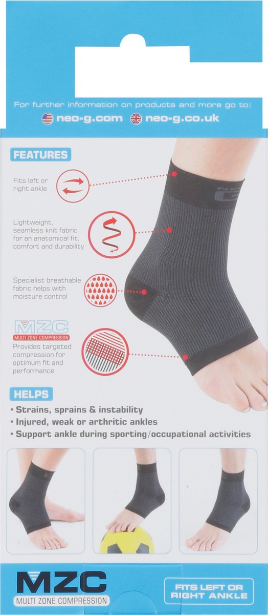 slide 11 of 13, Neo G Airflow Mild Black Ankle Support Size L 1 ea, 1 ct
