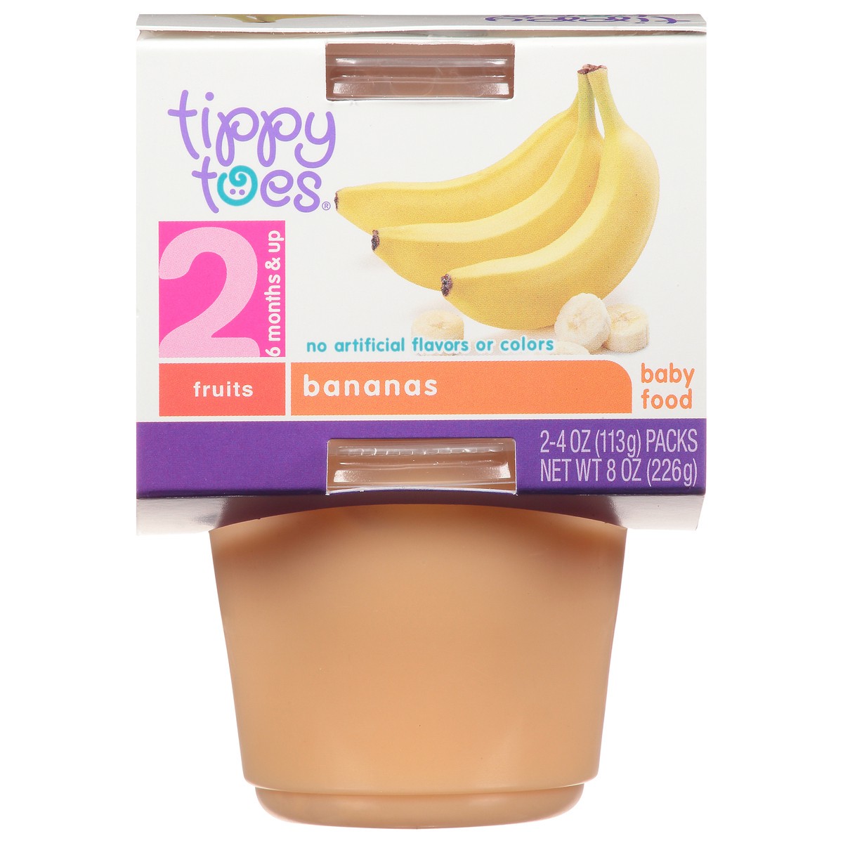 slide 11 of 15, Tippy Toes Baby Food Banana Plastic Cup, 8 oz