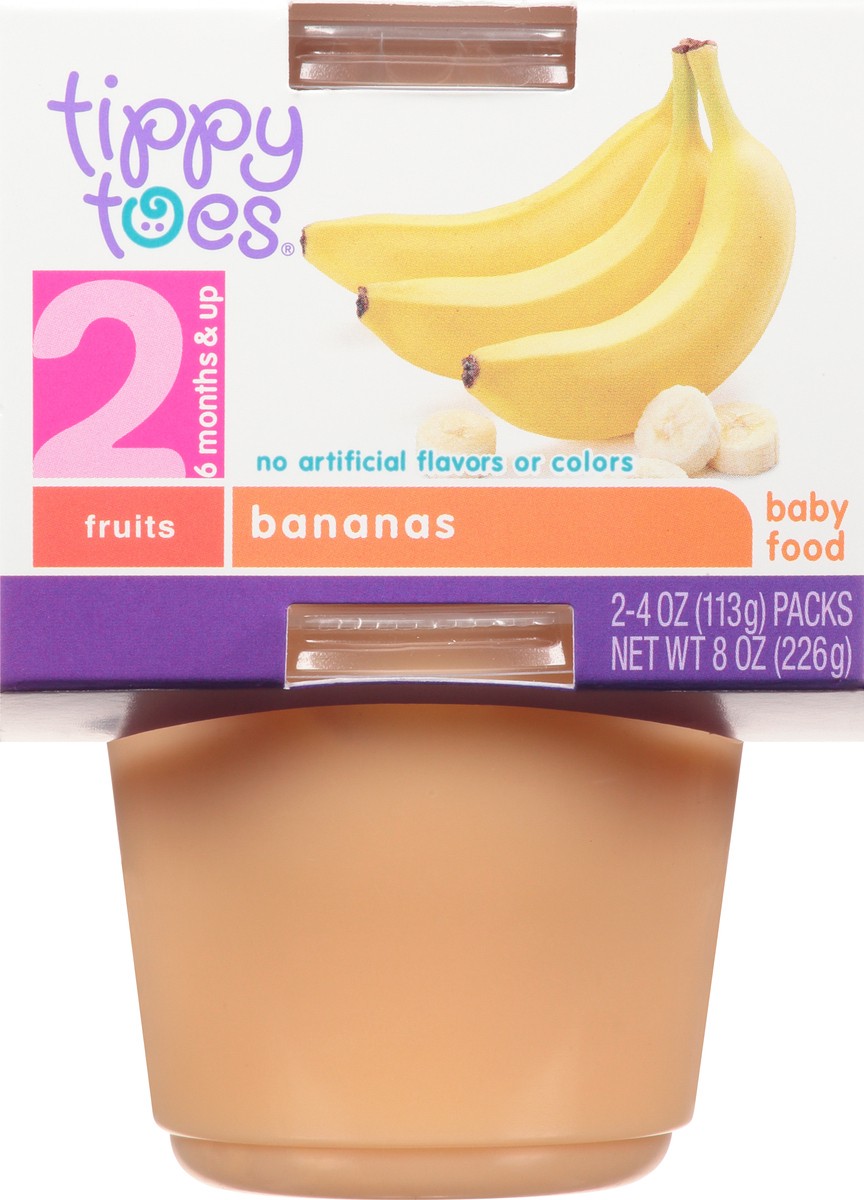 slide 1 of 15, Tippy Toes Baby Food Banana Plastic Cup, 8 oz