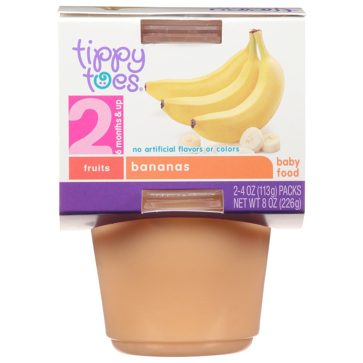 slide 10 of 15, Tippy Toes Baby Food Banana Plastic Cup, 8 oz