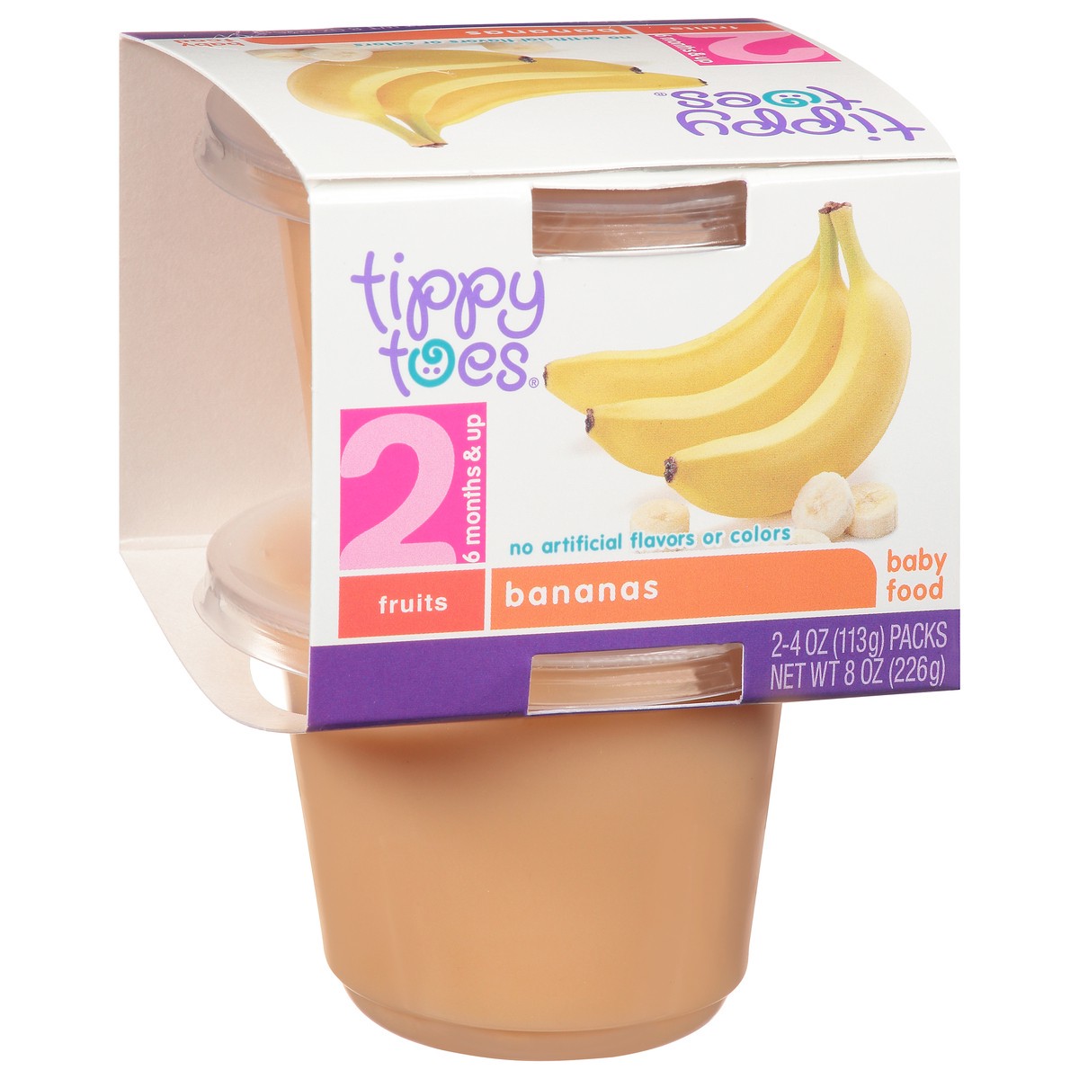 slide 2 of 15, Tippy Toes Baby Food Banana Plastic Cup, 8 oz