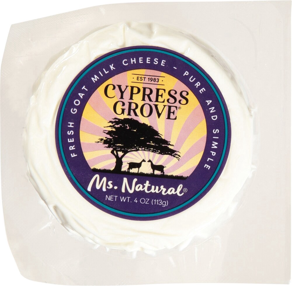 slide 1 of 3, Cypress Grove Natural Goat Milk Cheese, 4 oz