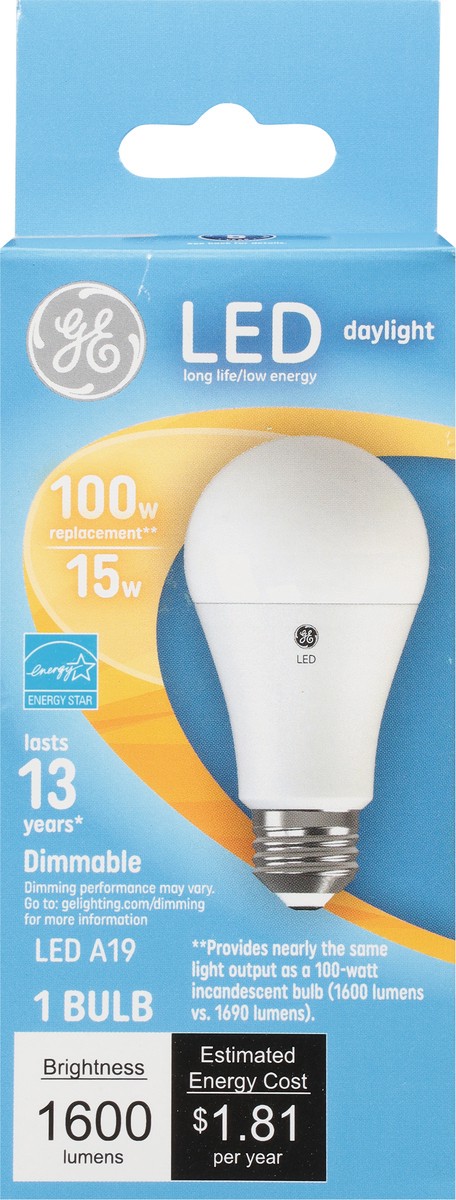 slide 7 of 9, General Electric Led A21 Daylight Bulb, 1 ct