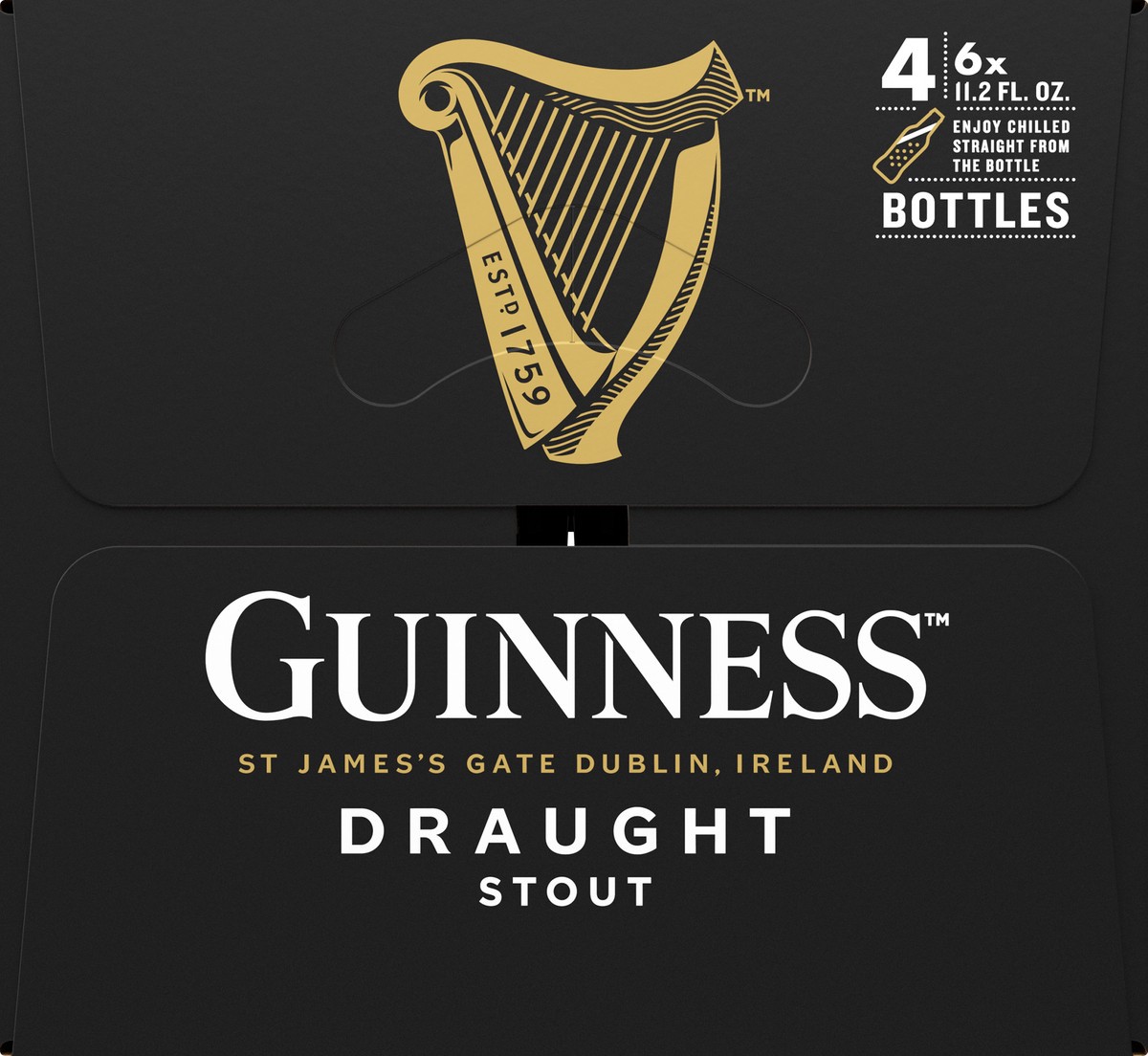 slide 2 of 5, Guinness Stout Draught Beer 4 ea, 4 ct