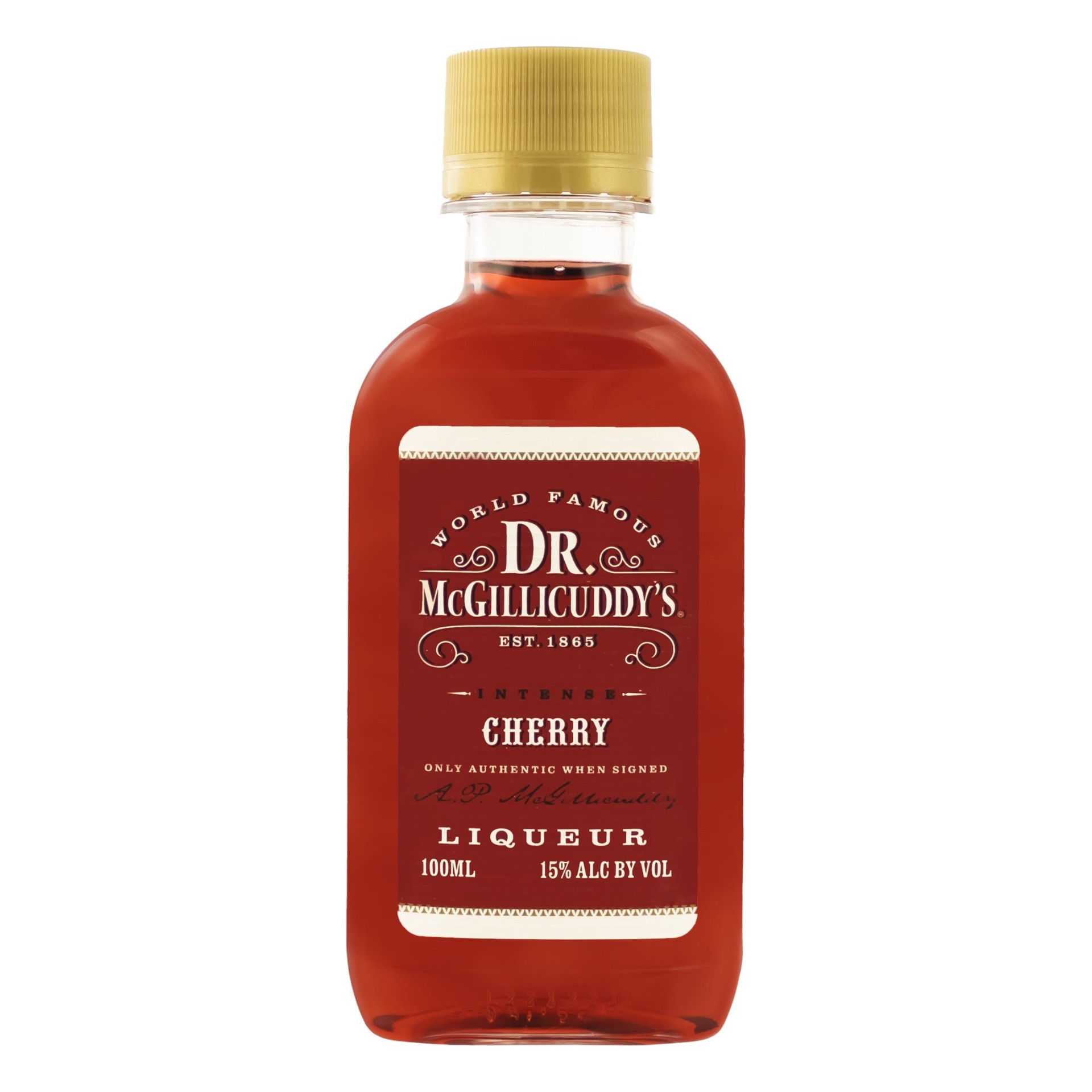 slide 1 of 2, Dr. McGillicuddy's Cherry Liqueur 100ml 30 Proof, 100 ml