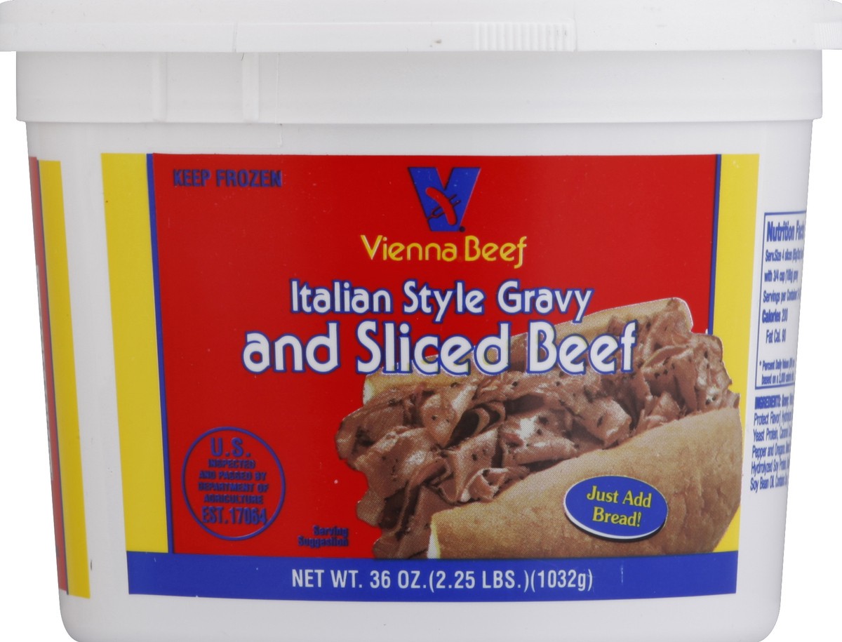 slide 2 of 3, Vienna Italian Beef And Gravy, 16 oz