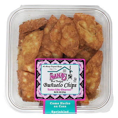 slide 1 of 1, My Nana's Best Tasting Bakery Fresh Bunuelos Chips, 9 oz