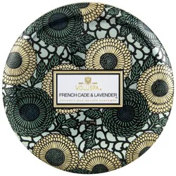 Voluspa French Cade Lavender 3 Wick Tin