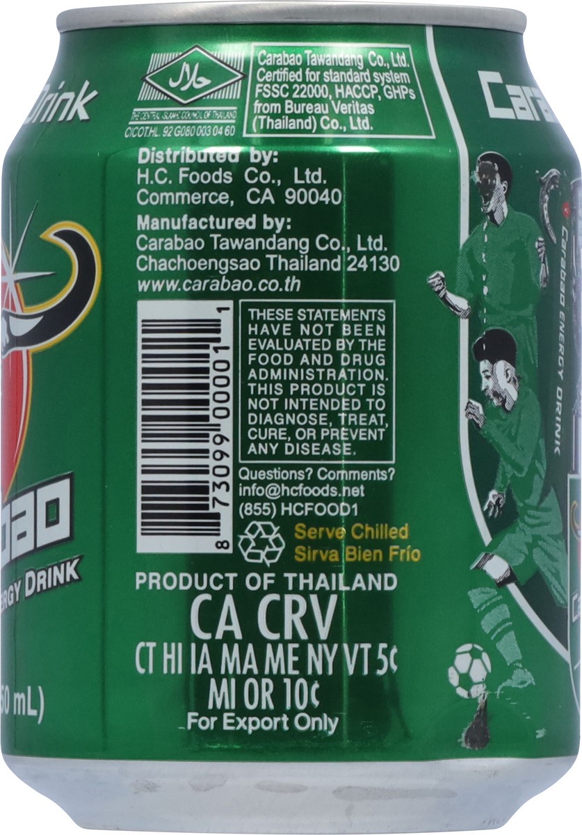 slide 8 of 13, Carabao Energy Drink- 8.5 fl oz, 1 ct