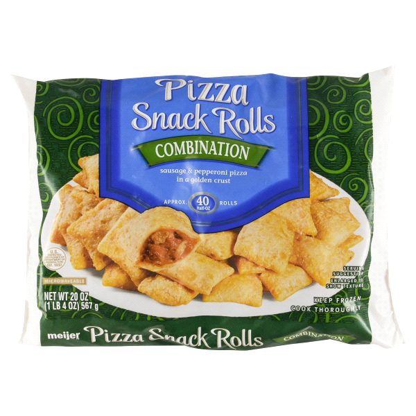 slide 1 of 1, Meijer Combo Pizza Rolls, 20 oz