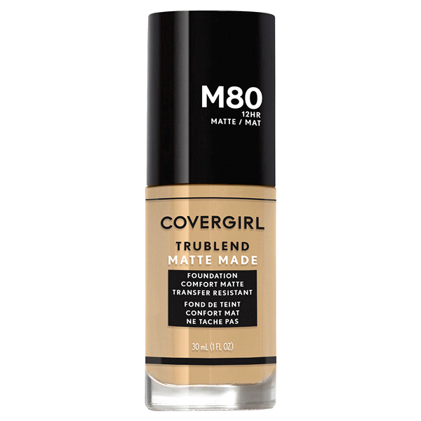 slide 1 of 1, Covergirl TruBlend Matte Made Liquid Foundation, Caramel Beige, 1.014 oz