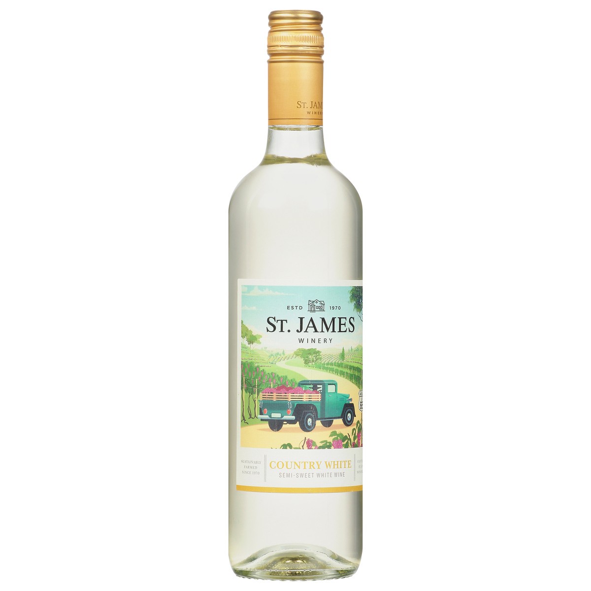 slide 10 of 11, St. James Winery Winery Country White Sweet Wine, 750 ml