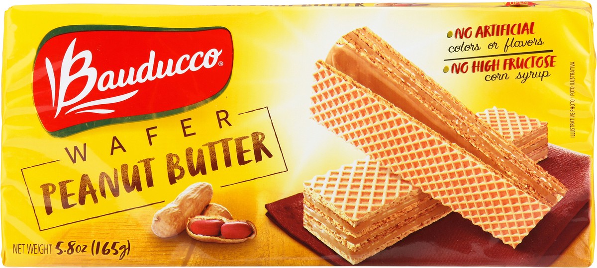 slide 7 of 13, BAUDUCCO Peanut Butter Wafers, 5.8 oz