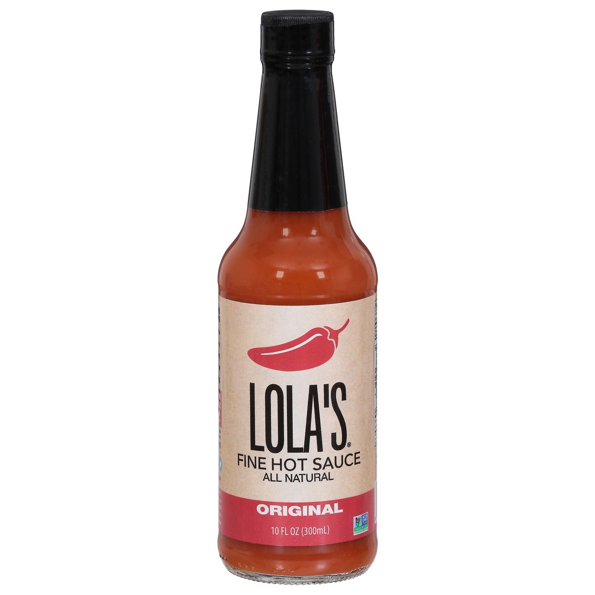 slide 1 of 9, Lola's Original Fine Hot Sauce 10 fl oz, 10 fl oz